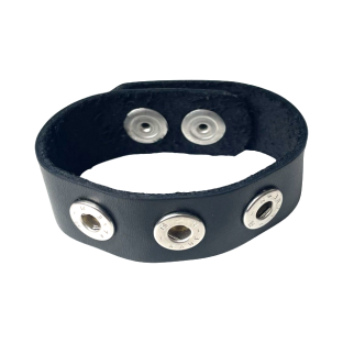 Clyo chunk armband 2 glad zwart