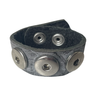 Clyo chunk armband 7 croco grey