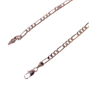 Clyo ketting zilver figaro schakel