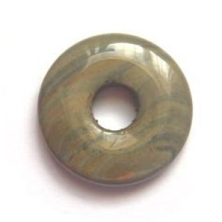 Clyo donut groene regenboog jaspis