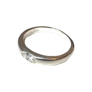 Clyo ring zilver zirkonia crystal