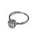 Clyo ring zilver crown zirkonia