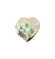 Clyo kids bead zilver hartje met steentjes
